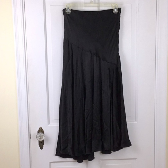 Mustard Seed High Side Slit Midi Skirt Black Whimsigoth Size M NWT - Picture 1 of 7